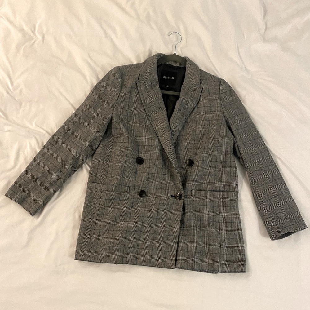 Madewell Caldwell Double-Breasted Blazer: Peaked Lapel Edition
